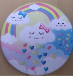 Chuva de Amor Painel Redondo 150Cm - imagem 2