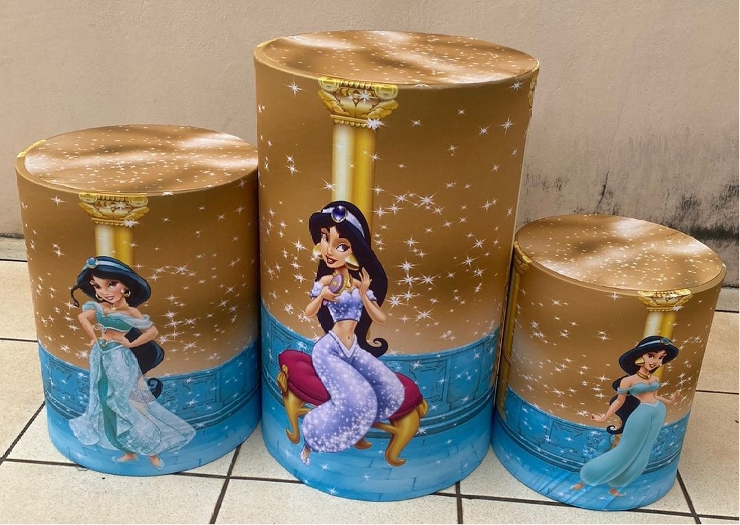 Jasmine Princesa Alladin Cilindro Redondo Pmg - FOCUSEVENTOSJATAI
