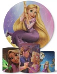 Rapunzel Enrolados Painel Redondo 150Cm - imagem 2