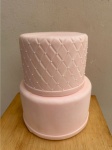 Maquete Rosa Claro Treliçada 2X1 - imagem 1