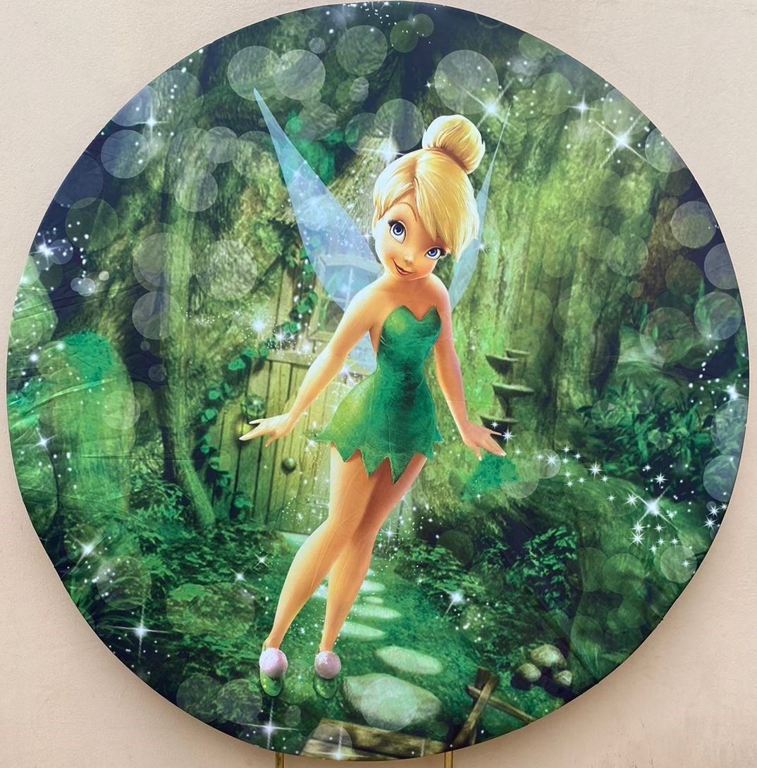 Sininho Tinker Bell Painel Redondo 150Cm - FOCUSEVENTOSJATAI