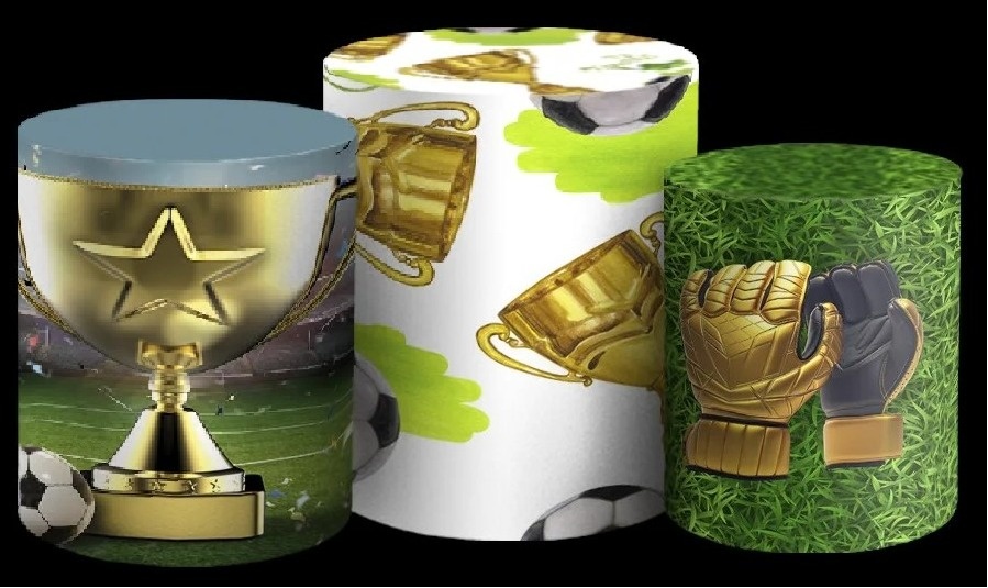 Futebol 3D Jogador Loirinho Cilindro Redondo Pmg - FOCUSEVENTOSJATAI