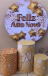 Ano Novo Glitter Dourado Cilindro Pmg - imagem 2