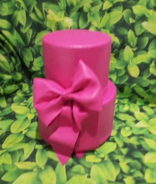 Maquete Laço Rosa Pink Eva 2X1 - FOCUSEVENTOSJATAI