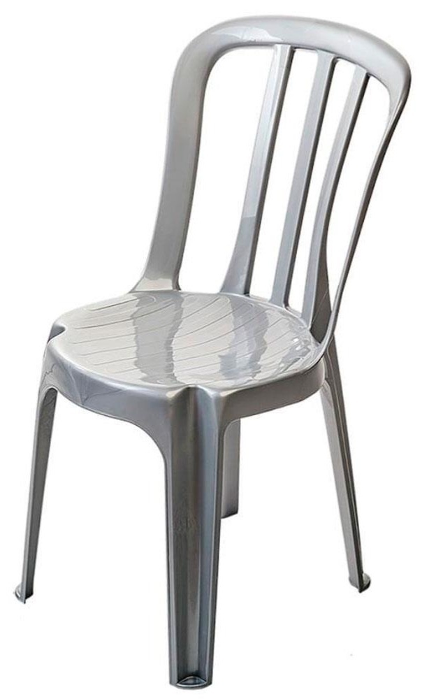 Cadeira de Plastico Prata Goyanna 182Kg - FOCUSEVENTOSJATAI