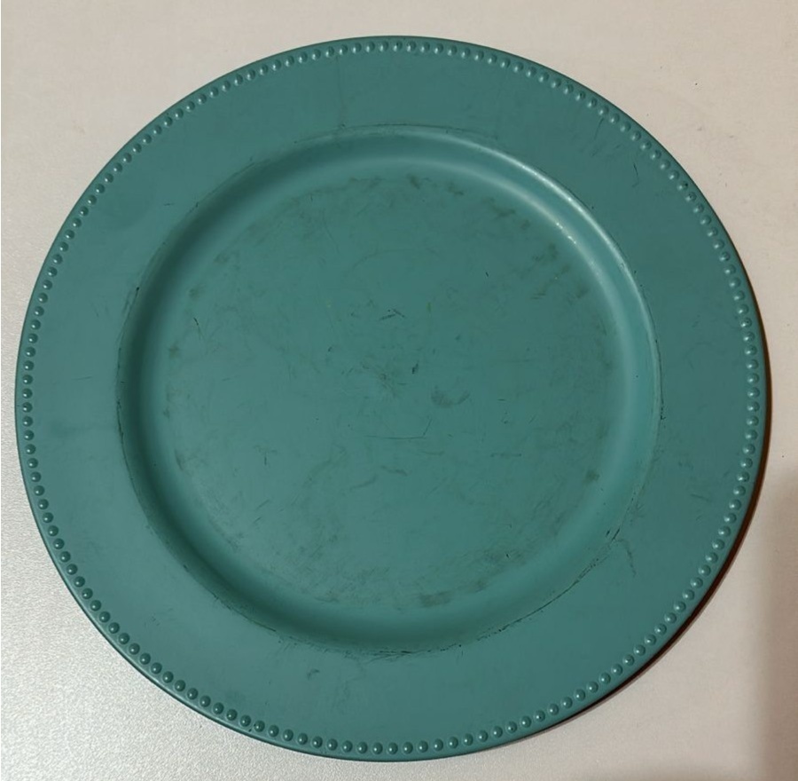Sousplat Sobremesa Verde Menta Candy Redondo 25Cm - FOCUSEVENTOSJATAI