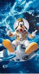Mickey 3D Astronauta  Pateta Painel Retangular 200X100Cm - imagem 1