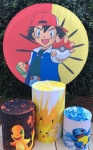 Pokemon Pikachu Cilindro Redondo 150Cm - imagem 2