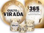 Ano Novo Culto da Virada Painel Retangular 220X150Cm - imagem 2