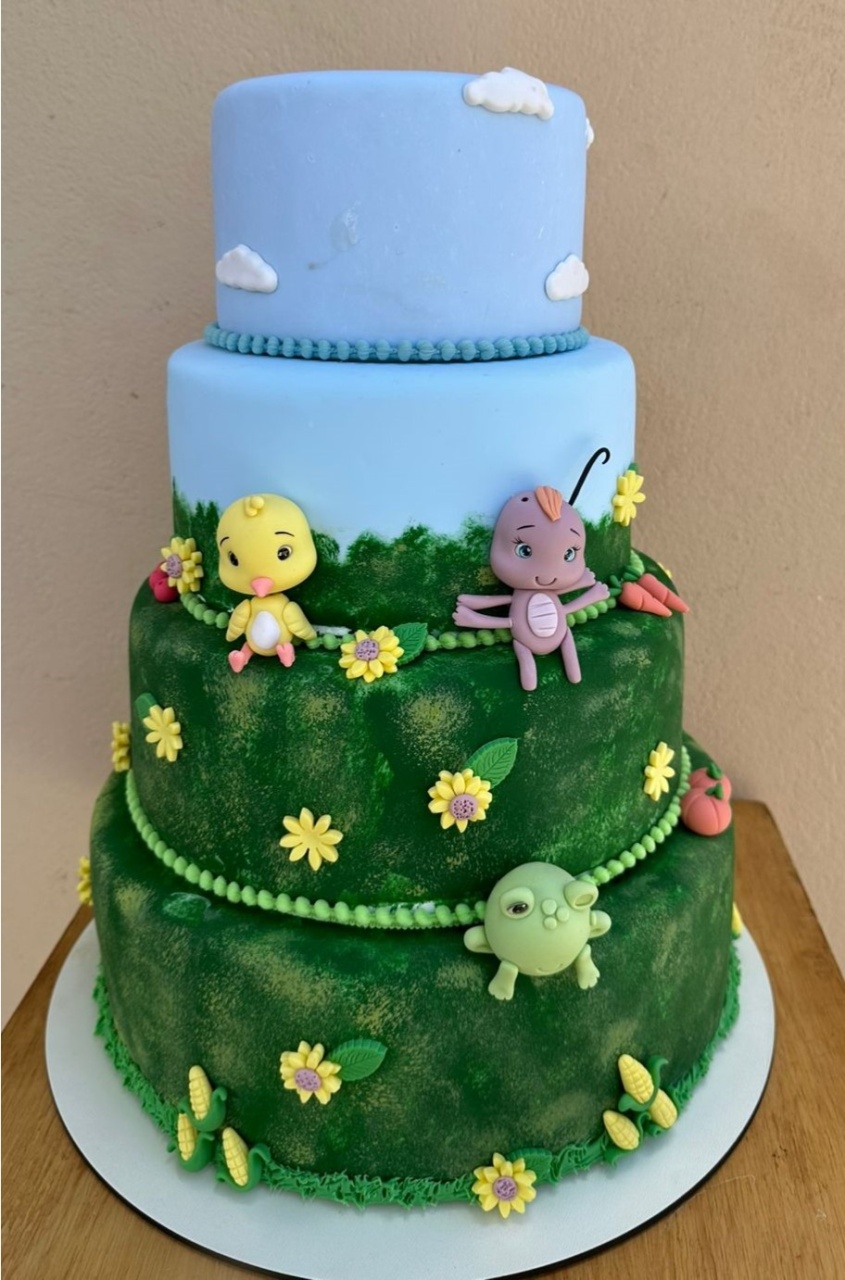 Maquete Galinha Pintadinha E Frutinhas 4X1 - FOCUSEVENTOSJATAI