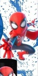 Home Aranha Baby 3D Painel Retangular 200X100Cm - imagem 1