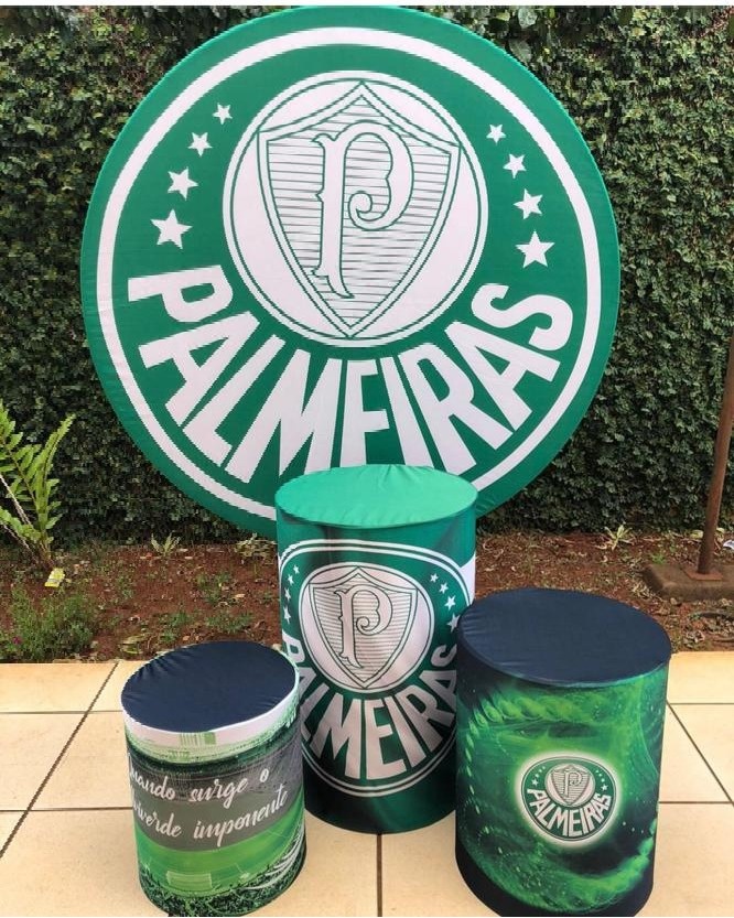 Futebol Palmeiras Imponente Painel Redondo 150Cm - FOCUSEVENTOSJATAI
