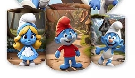 Smurfs 3D Cilindro Redondo Pmg - FOCUSEVENTOSJATAI