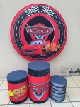 Carros Disney Pista Mc Queem Cilindro Redondo Pmg - imagem 2