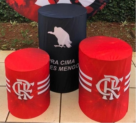 Futebol Flamengo Pra Cima Deles Mego Cilindro Redondo Pmg - FOCUSEVENTOSJATAI