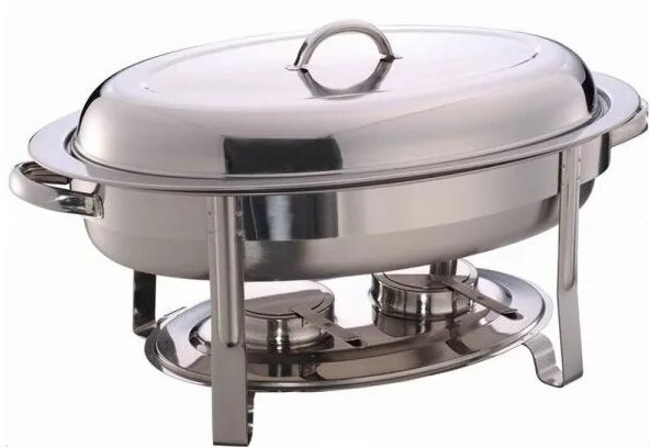 Rechaud Inox Oval 58X34X25Cms 5,5L - FOCUSEVENTOSJATAI