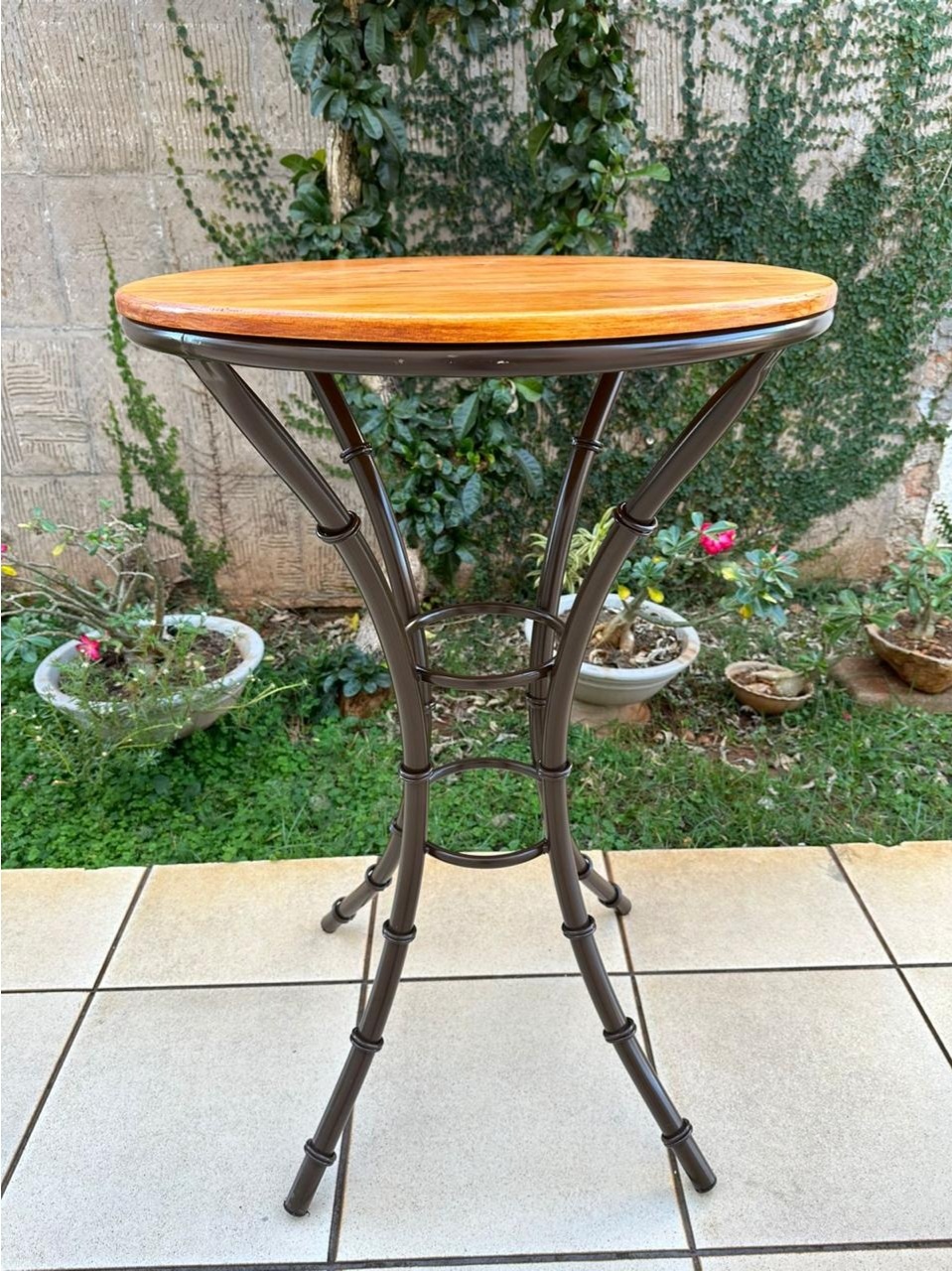 Mesa Bistro Argolas Marron 100X70Cm - FOCUSEVENTOSJATAI