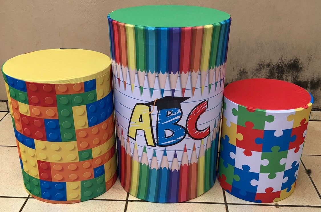 Formatura Infantil Abc Cilidro Redondo Pmg - FOCUSEVENTOSJATAI