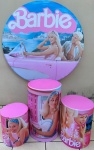 Barbie E Ken Real Carro Rosa Cilindro Redondo Pmg - imagem 2