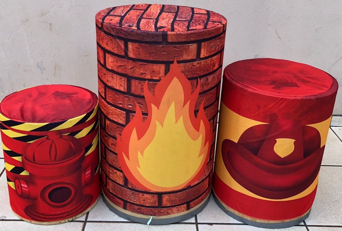 Bombeiros Mirim Cilindro Redondo Pmg - FOCUSEVENTOSJATAI