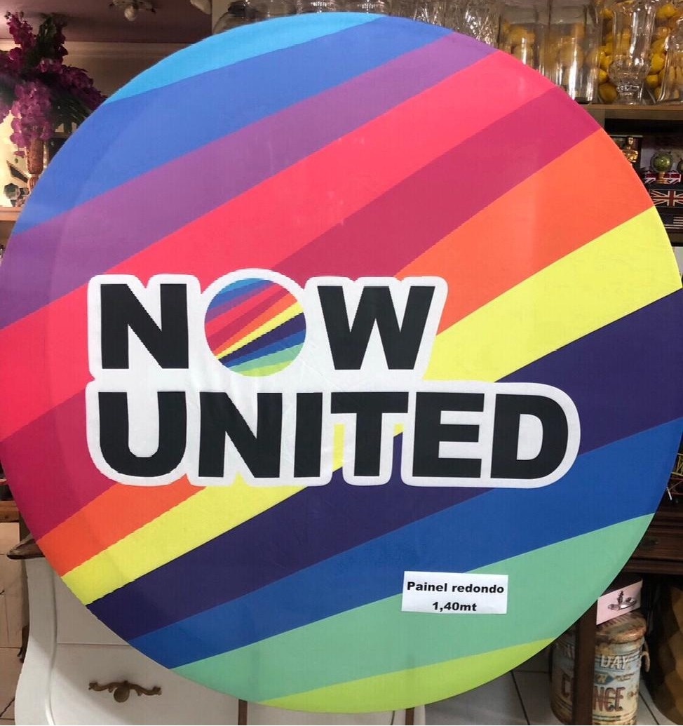 Now United Color Painel Redondo 150Cm - FOCUSEVENTOSJATAI
