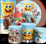 Bob Esponja 3D Cilindro Redondo Pmg - imagem 2