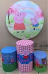 Peppa Pig Arco Iris Painel Redondo 150Cm - imagem 2