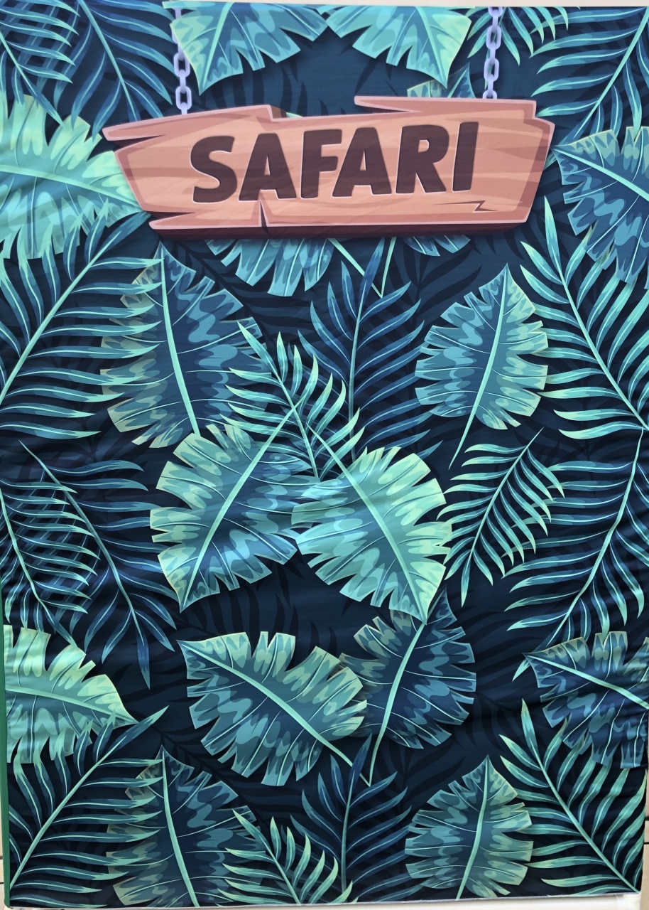 Safari Costela de Adao Painel Retangular 220X150Cm Fundo Verde Bandeira 11 - FOCUSEVENTOSJATAI