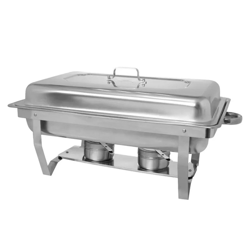 Rechaud Inox Retangular Hauskraft 9L 28X35X63Cms - FOCUSEVENTOSJATAI