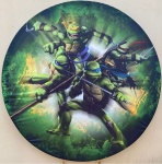 Tartarugas Ninja No Combate Painel Redondo 150Cm - imagem 1