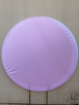 Rosa Claro Candy Liso Painel Redondo 150Cm - imagem 1