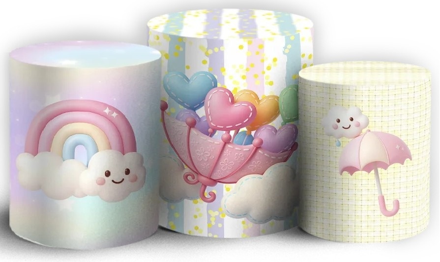 Chuva de Amor 3D Luluzinha Cilindro Redondo Pmg - FOCUSEVENTOSJATAI