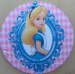 Alice Espelho Azul - Painel Redondo 150Cms - imagem 1