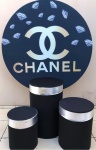 Chanel Diamantes Painel Redondo 150Cm - imagem 2