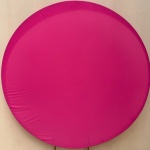 Rosa Pink Liso Painel Redondo 150Cm - imagem 1