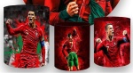 Cristiano Ronaldo Futebol Cilindro Redondo Pmg - imagem 1
