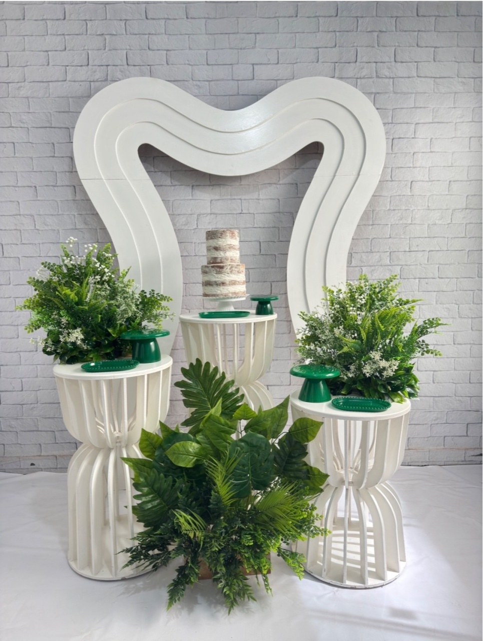 Verde E Branco 2 - Top Demais Decorações e Locações 