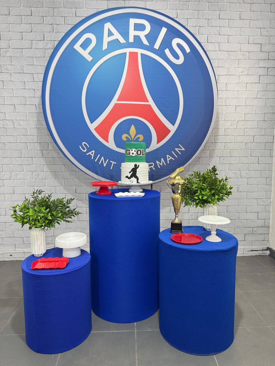 Futebol Paris Saint Germanin - Top Demais Decorações e Locações 