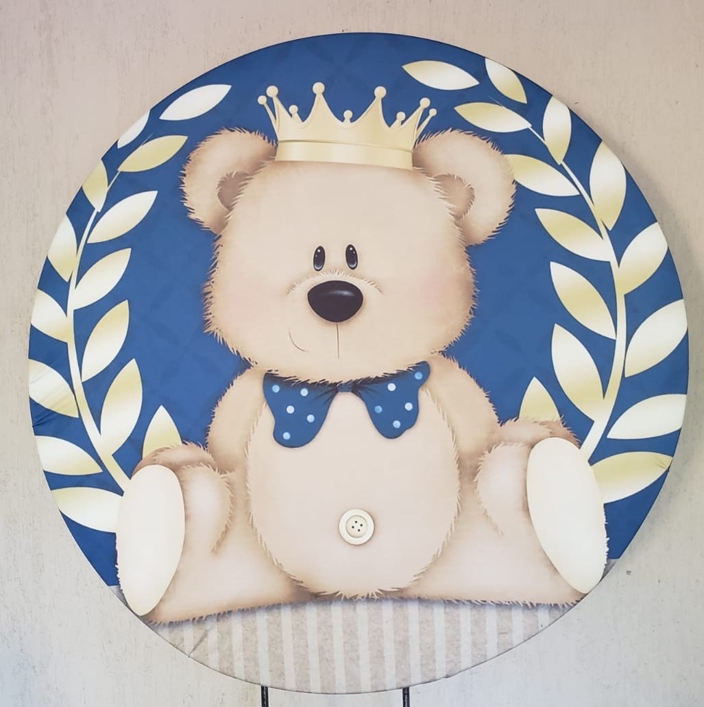 Urso Principe Azul Escuro - Top Demais Decorações e Locações 