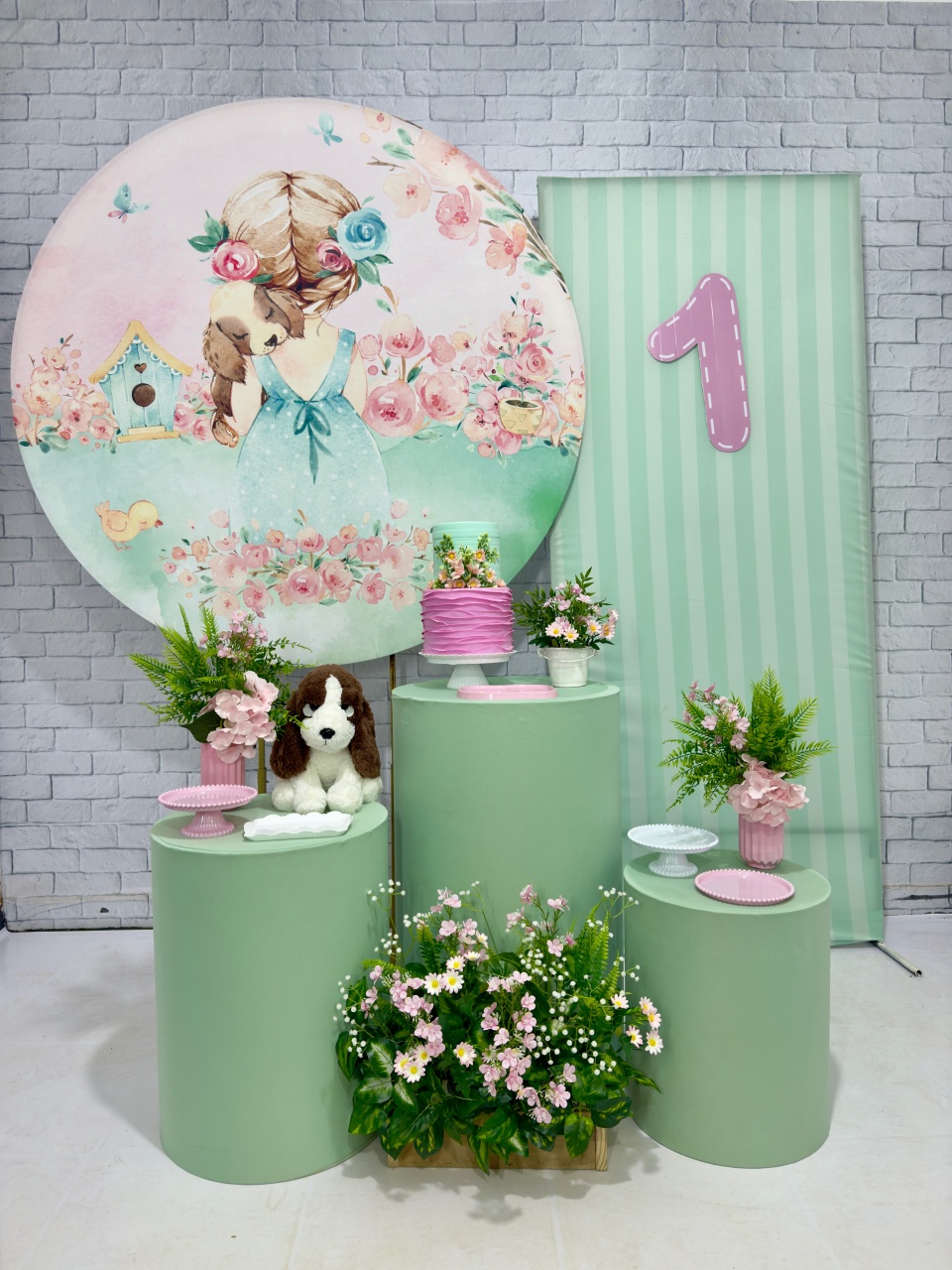 Menina E O Cachorrinho 2 - Top Demais Decorações e Locações 