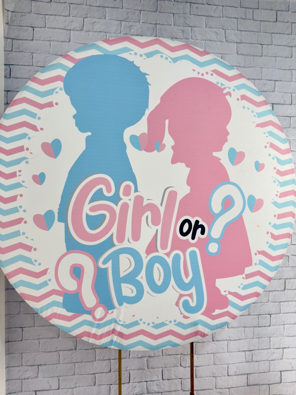 Capa Chá Revelação Boy Girl  - Top Demais Decorações e Locações 