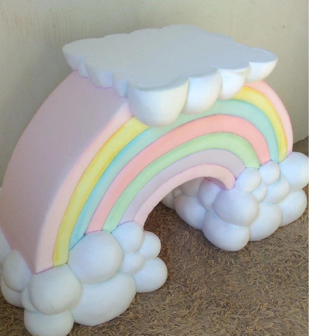 Mesa Arco Iris - Top Demais Decorações e Locações 