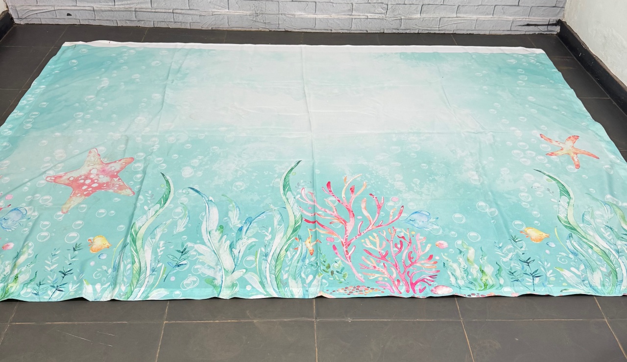 Fundo Do Mar Tapete - Top Demais Decorações e Locações 