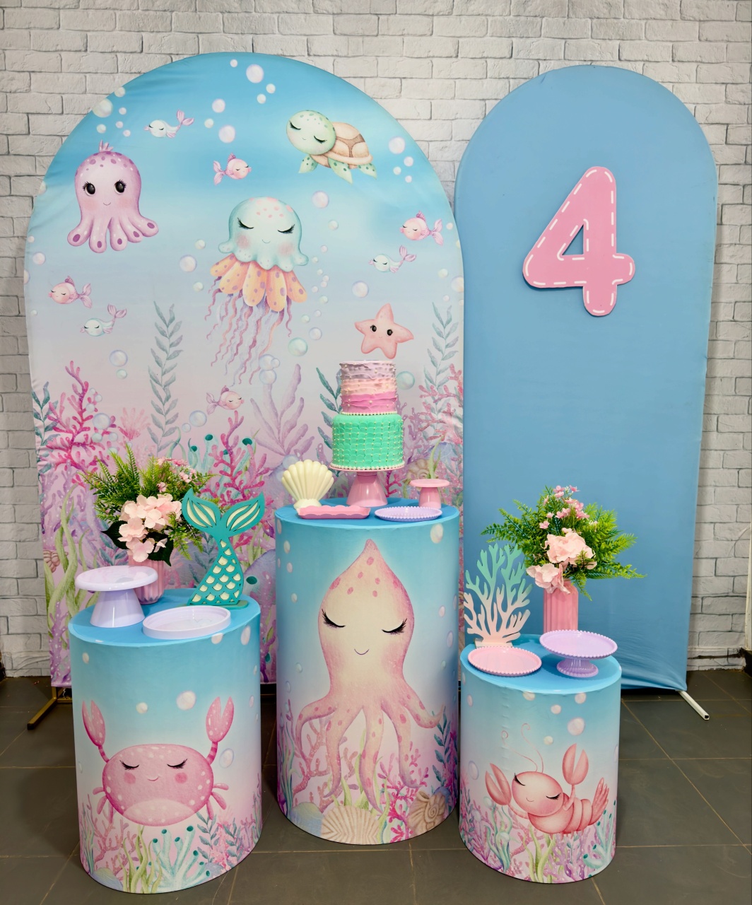 Fundo Do Mar Menina 2 - Top Demais Decorações e Locações 
