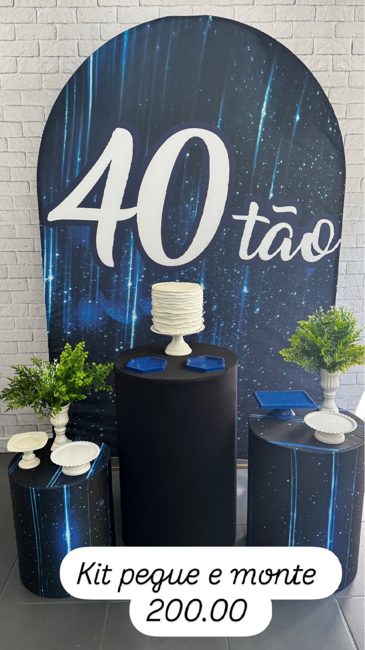 40 Anos - Top Demais Decorações e Locações 