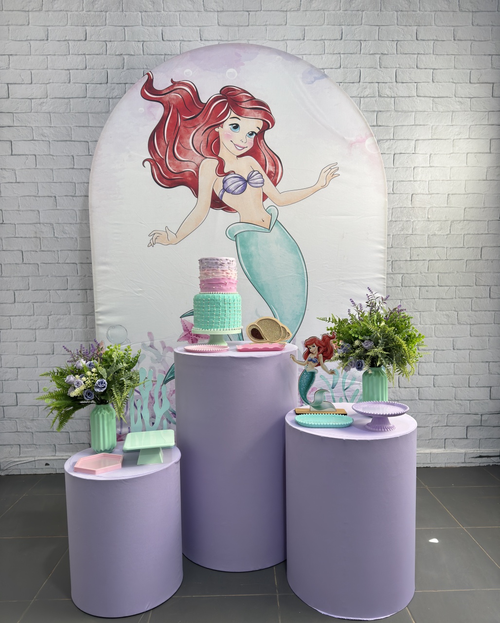 Sereia Ariel 1 - Top Demais Decorações e Locações 