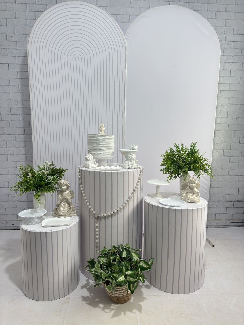 Batizado Branco 1 - Top Demais Decorações e Locações 