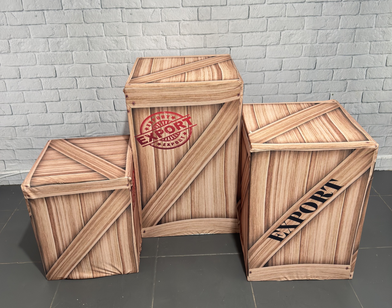 Trio Cubos  - Top Demais Decorações e Locações 