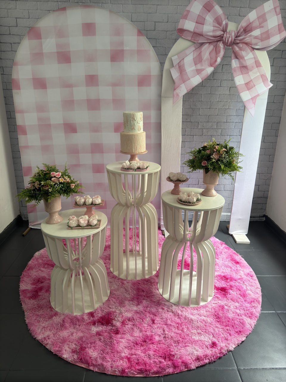 Laço Rosa - Top Demais Decorações e Locações 