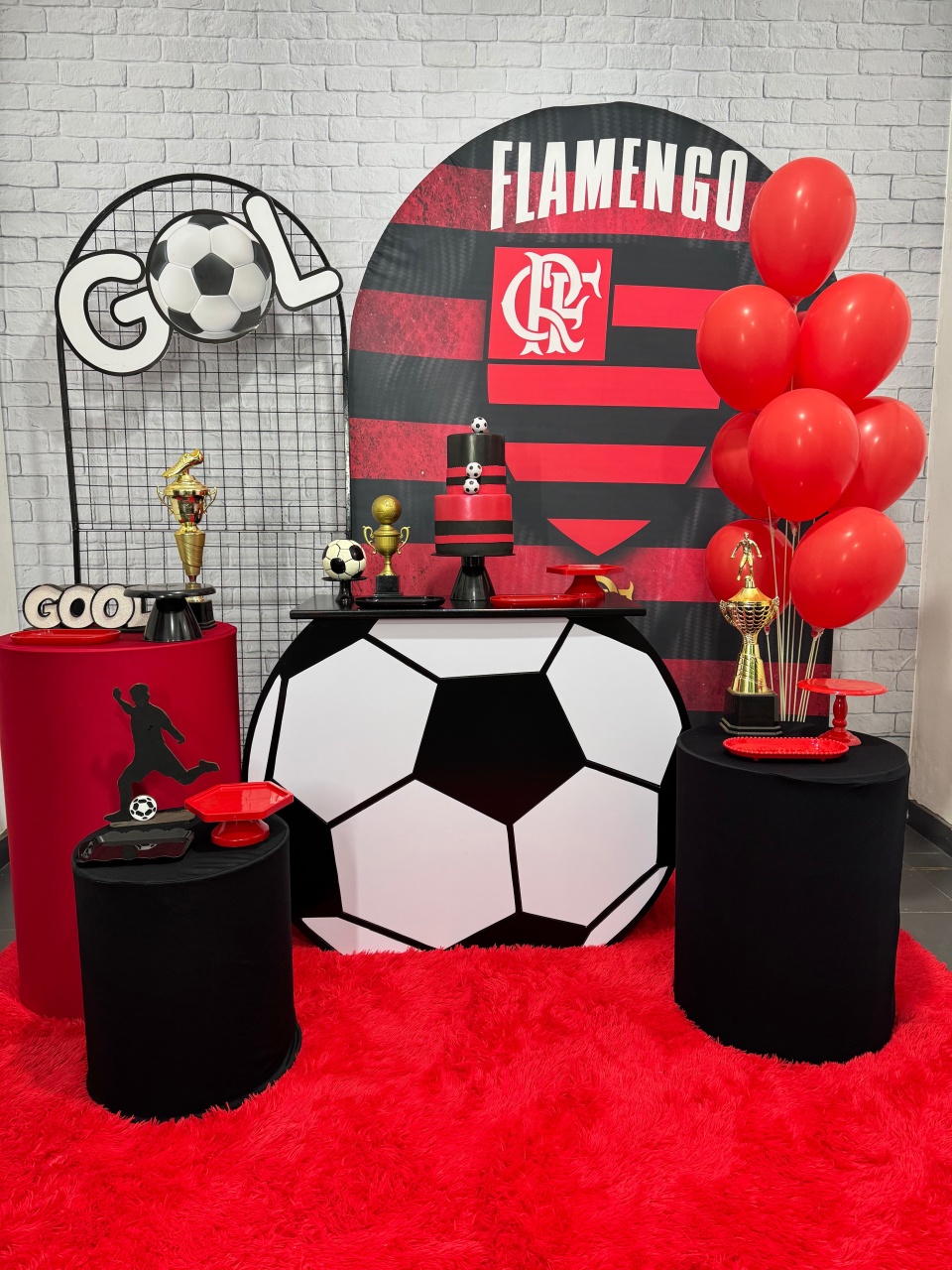 Futebol Flamengo 2 - Top Demais Decorações e Locações 